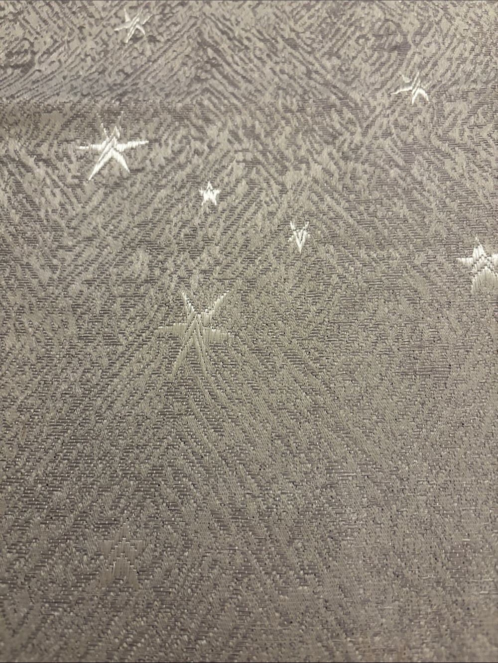 Silver Star Pattern Grommet Curtain Panel - Picture 4 of 7